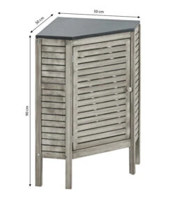 Dehner Eckschrank Southampton, Ca. B50/H90/T50 Cm -Gartenbedarf Geschäft 6713531 WE BG 001 EckschrankSouthamptonGrau