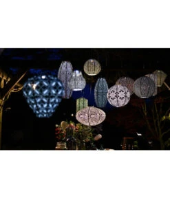 Lumiz Solar-Lampion Bulb Ikat, Ca. Ø16/H20 Cm ' -Gartenbedarf Geschäft 6814206 WE MO 001 Solarleuchte 1