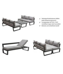 Dehner Liegenset Bellevue, 3-teilig -Gartenbedarf Geschäft 6894182 WE IG 001 DehnerLiegensetBellevue